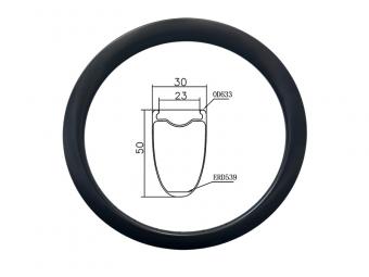 700C hookless carbon rims for road bike