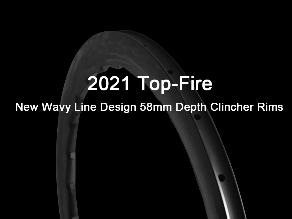 Jantes de 58 mm au nouveau design de ligne ondulée 2021